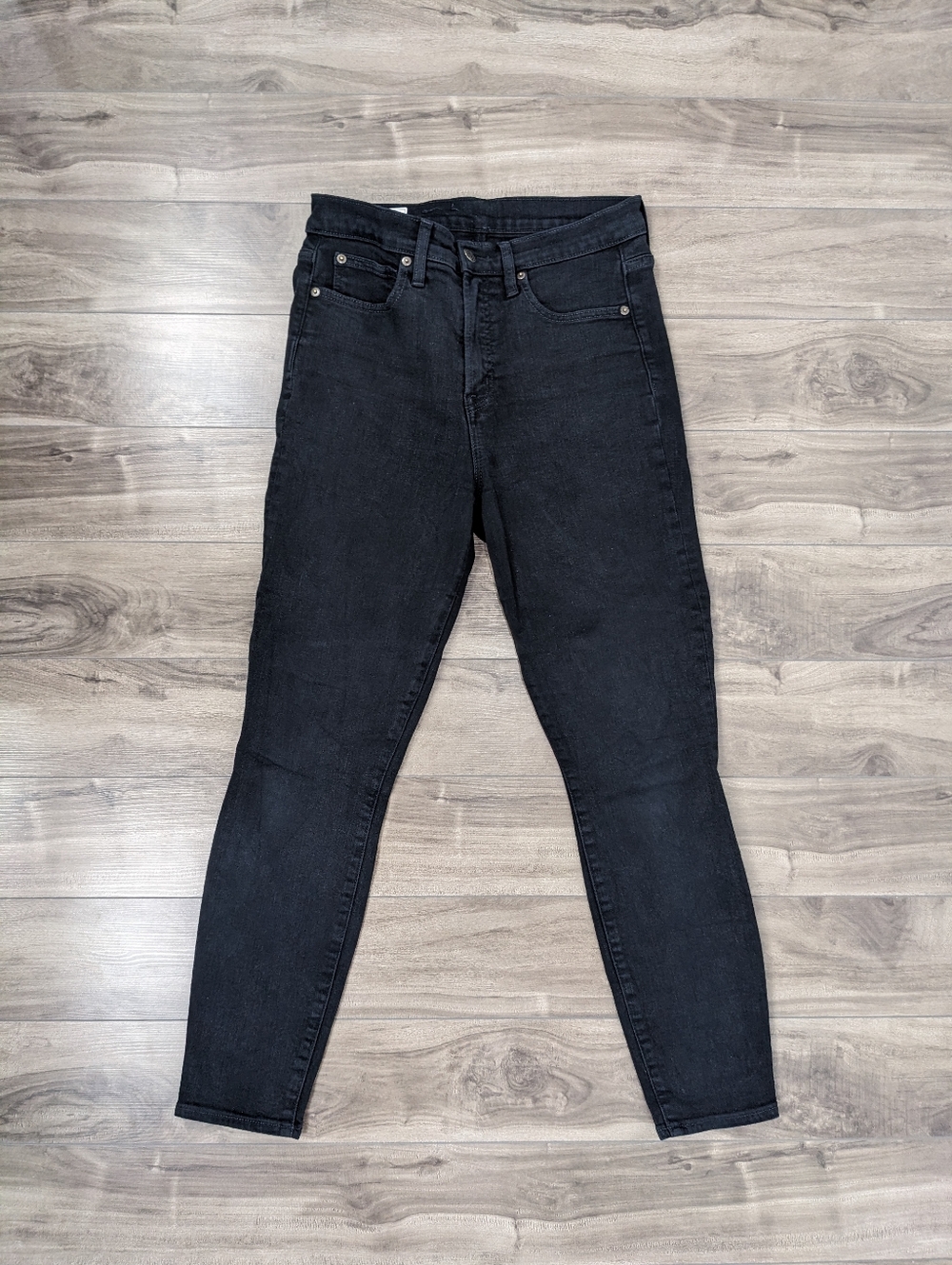 Gap Women's Black Jeans True Skinny High Rise size 29 Regular